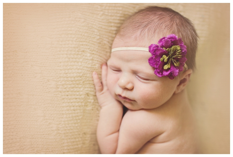 sleepy baby girl--Fort Collins newborn photographer